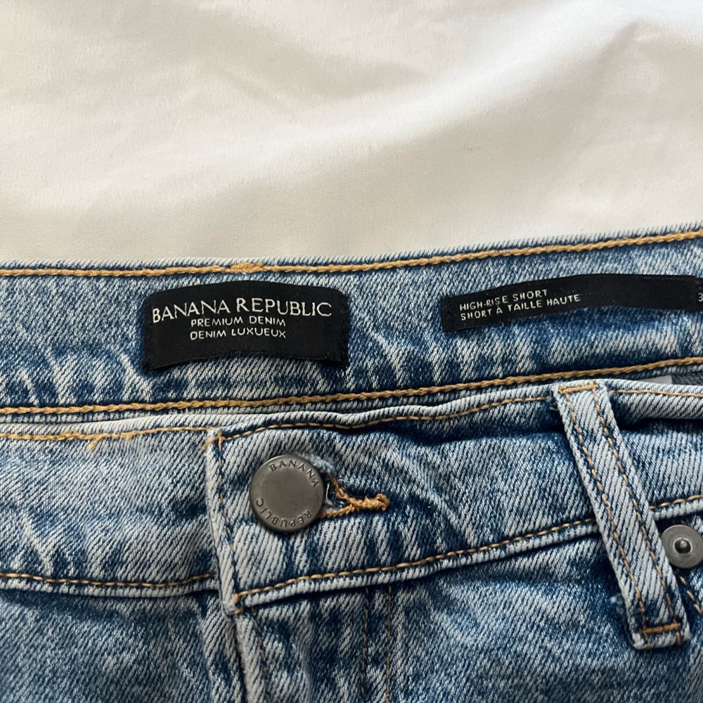 High Rise 4” Jean Shorts - Picture 4 of 5